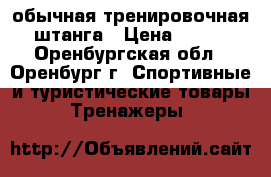 обычная тренировочная штанга › Цена ­ 500 - Оренбургская обл., Оренбург г. Спортивные и туристические товары » Тренажеры   